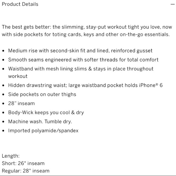 VS KNOCKOUT LEGGING SIZE XS - Picture 6 of 6